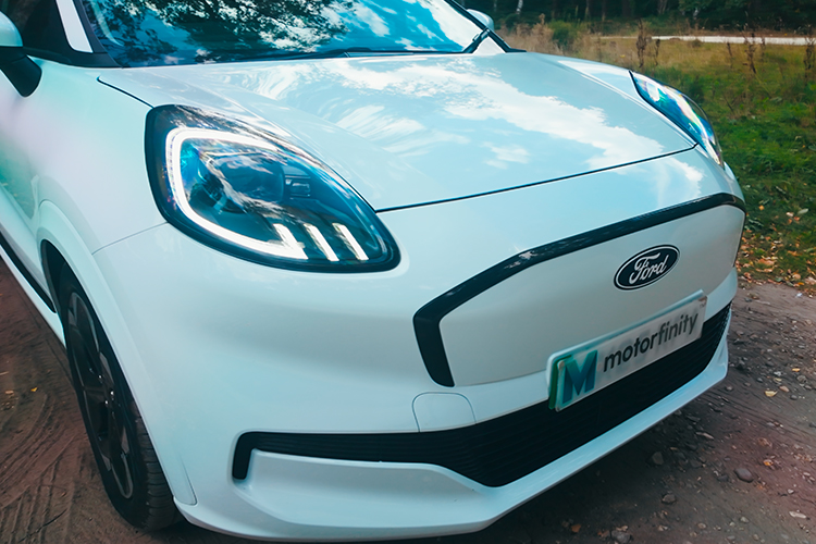 Front view of a Ford Puma Gen-E
